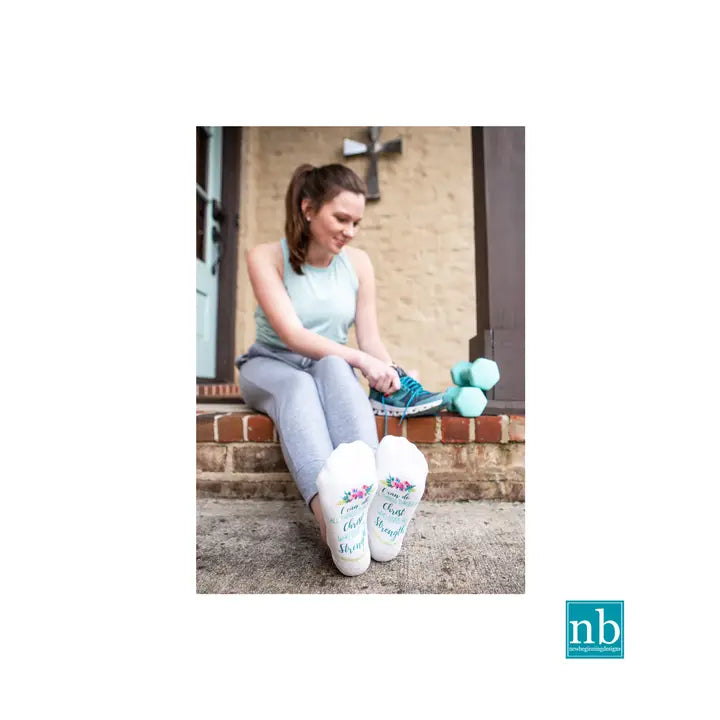 Standing on the Word Socks Phil 4:13 - I Can Do All Things Through Christ