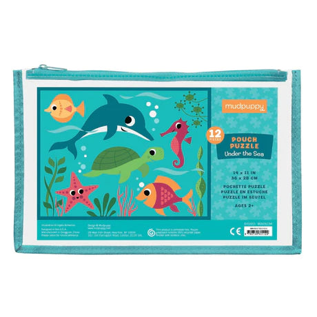 Mudpuppy Under The Sea 12-Piece Pouch Puzzle