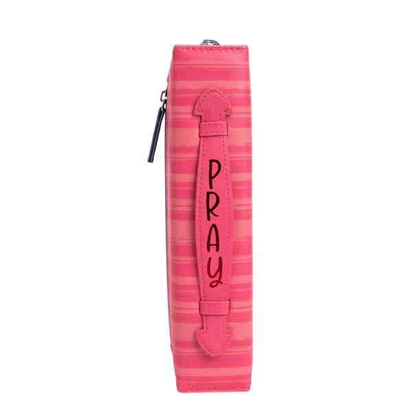 Bible Cover: ASAP, Peach/Gray