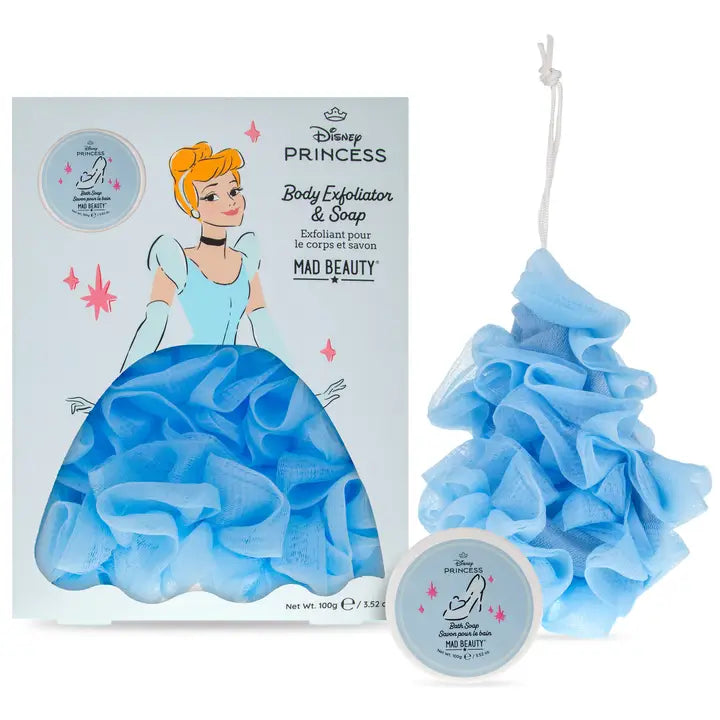 Mad Beauty Princess Set Body Exfoliator and Soap - Cinderella