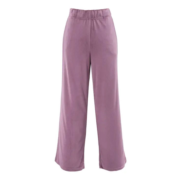 Amanda Blu Lavender Luxe Lounge Pajama Set | Long-Sleeve Velour Pjs