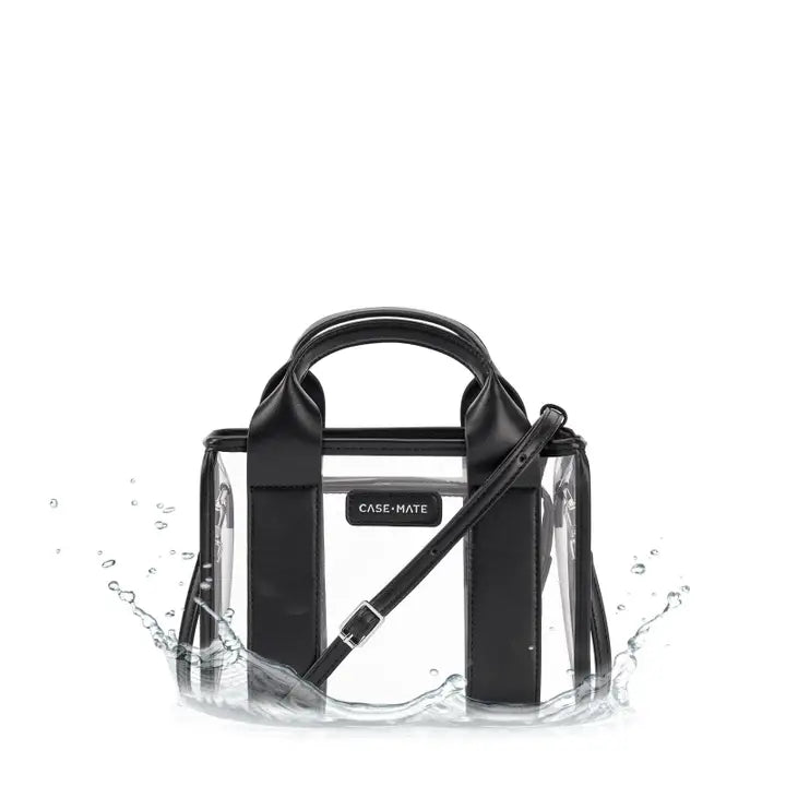 Case-Mate Clear Stadium Bag-Midnight Black