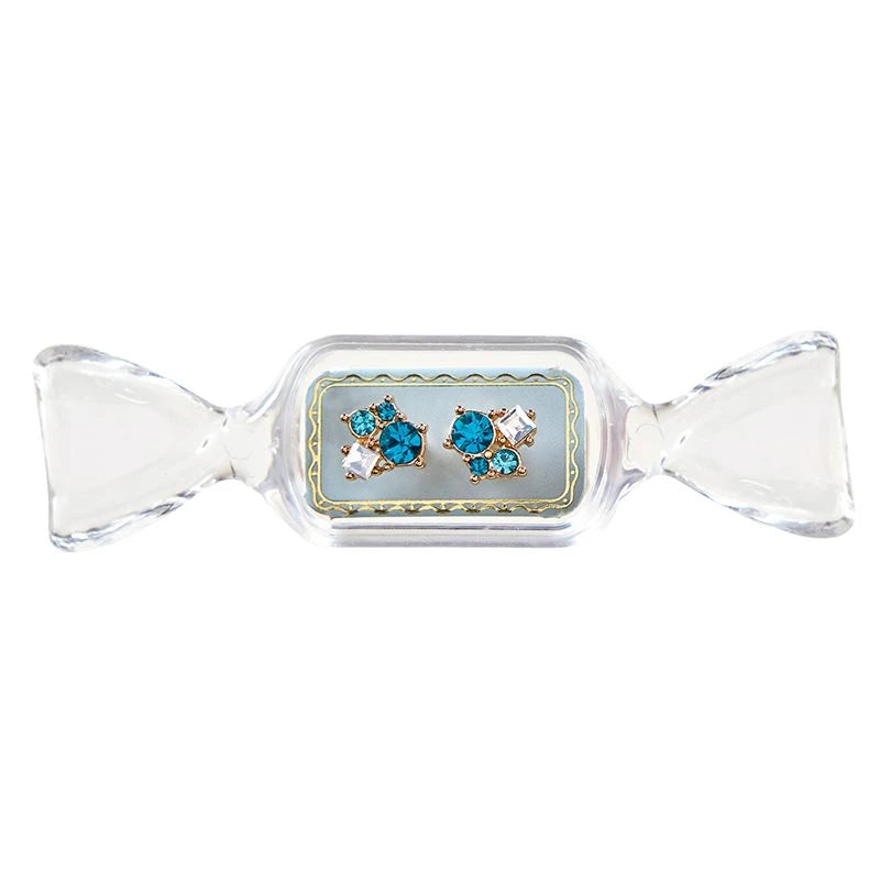 The Candy Dish Earrings - Light Blue