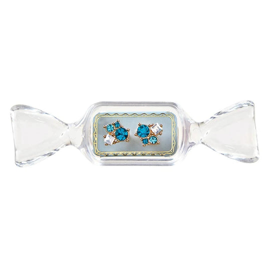 The Candy Dish Earrings - Light Blue