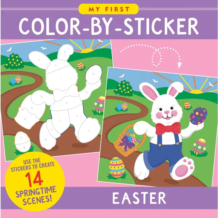 My First Color-By-Sticker Book -- Easter