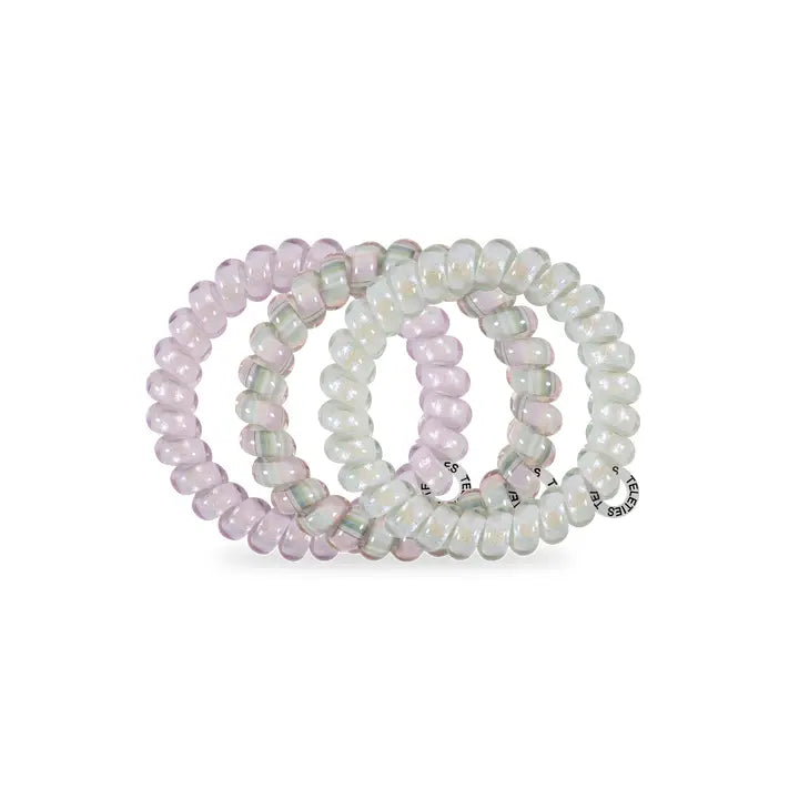 Teleties Opal Glow Large Hair Ties