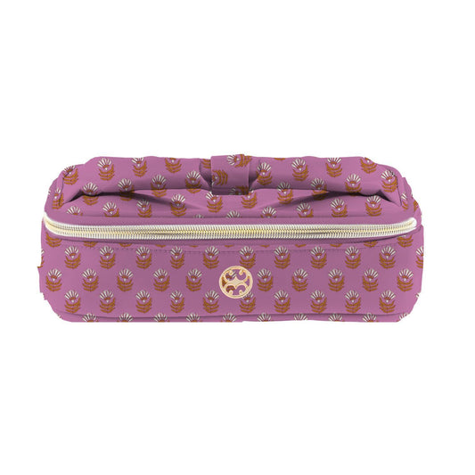 Mary Square  Kiss and Make Up Mini Pink Floral Block
