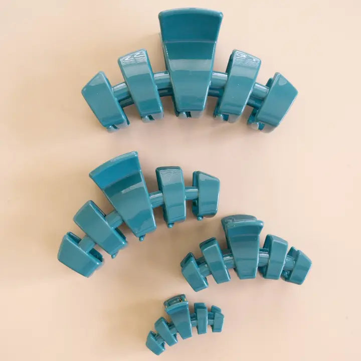Teleties Classic Teal with It Small Claw Clip