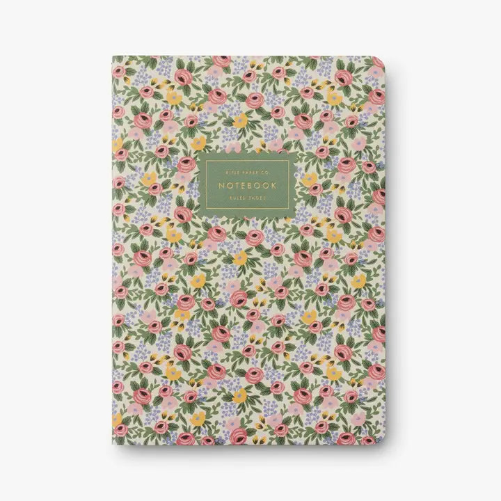 Rifle Paper Co. Assorted Set of 3 Rosa Notebooks