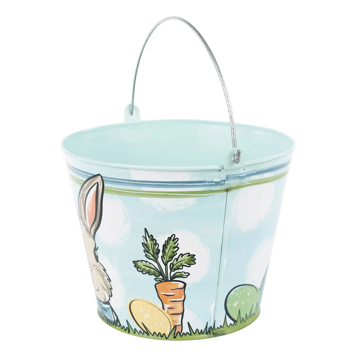 Glory Haus Blue Rabbit Easter Egg Pail