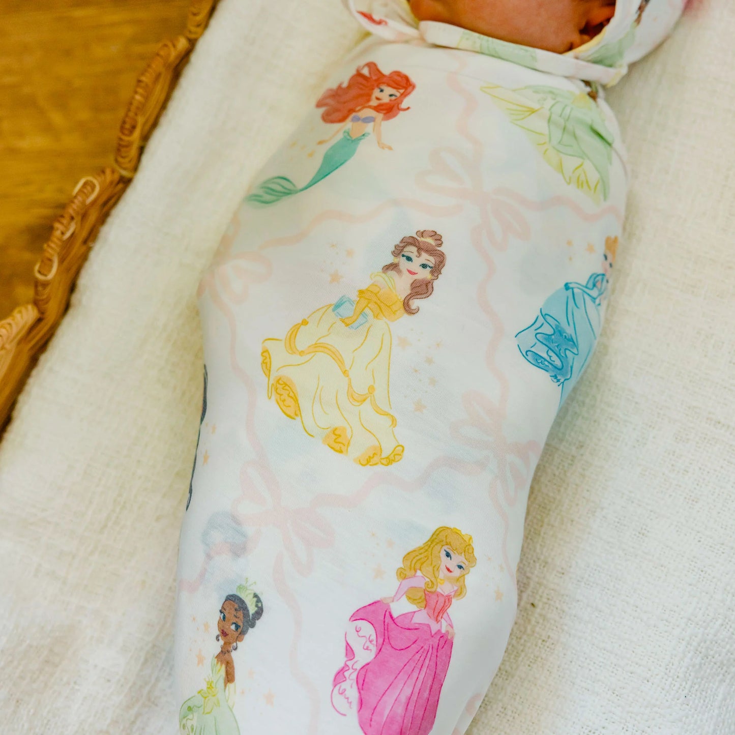 Copper Pearl Disney Princess Knit Swaddle Blanket