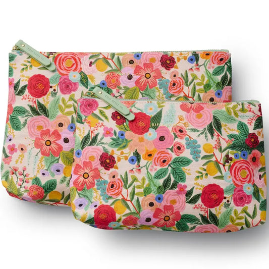 Rifle Paper Co. Garden Party Zippered Pouch Set