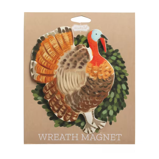 Mud Pie Turkey Wreath Magnet