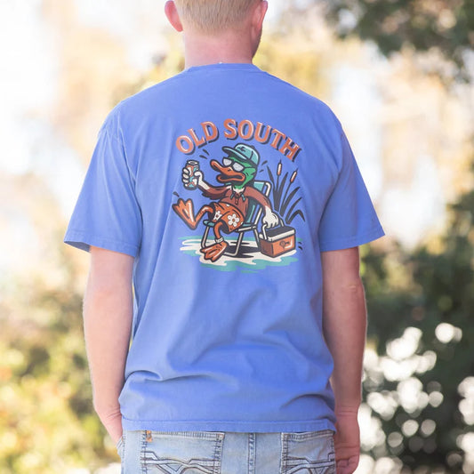 Old South Wobbly Duck - Short Sleeve-MYSTIC BLUE
