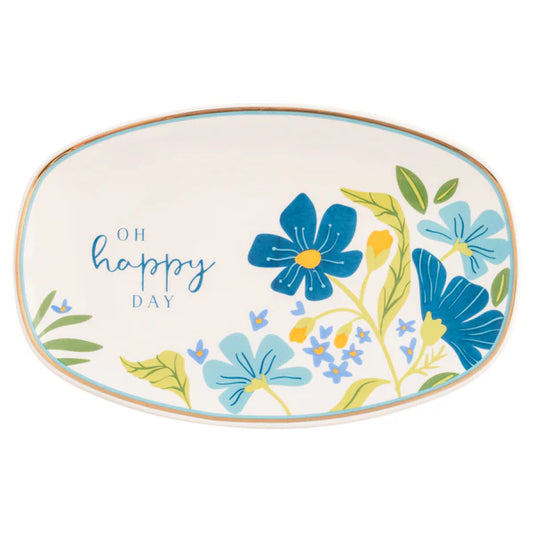 Karma Oh Happy Day Oval trinket Tray