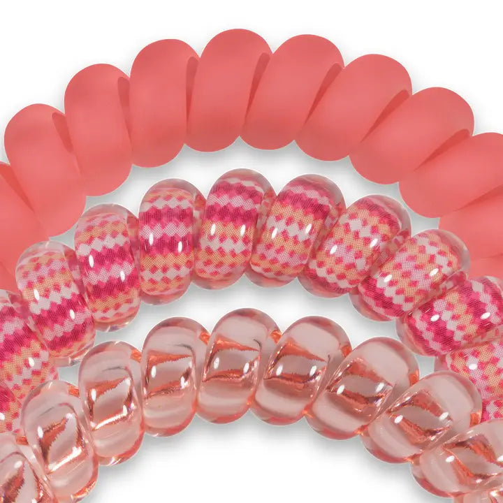 Teleties Spiral Hair Coils | Large | Dreamsicle