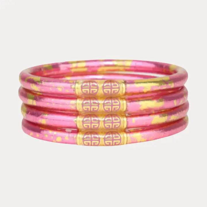 BuDhaGirl Koi Rose All Weather Bangles® (Awb®) - Set of 4
