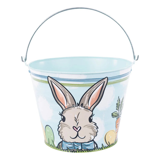 Glory Haus Blue Rabbit Easter Egg Pail