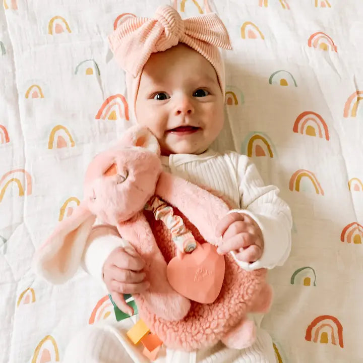 Itzy Ritzy Friends Lovey™ Plush-Ana the Bunny