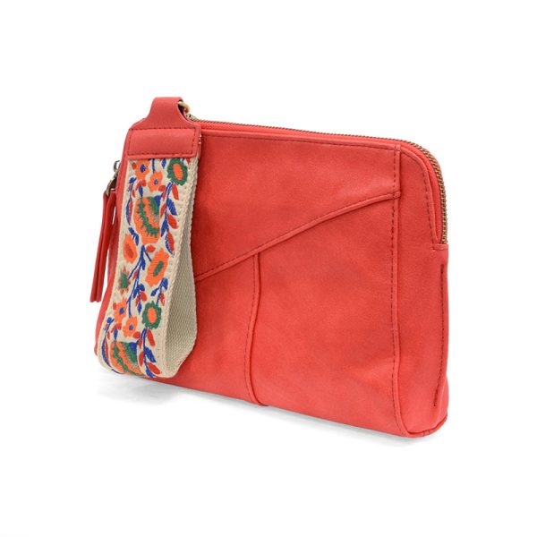 Joy Susan Gigi Crossbody with Woven Wristlet Strap