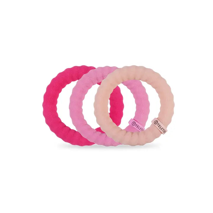 Teleties Nylon Hair Ties | Large | Kiss & Tell