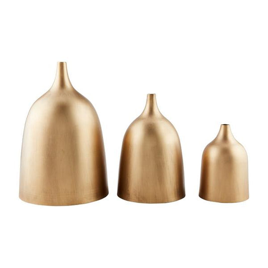 Mud Pie NESTING METAL VASE