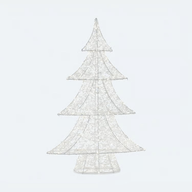 ONE HUNDRED 80 DEGREES Wire Frame Lit Christmas Tree 31.5"