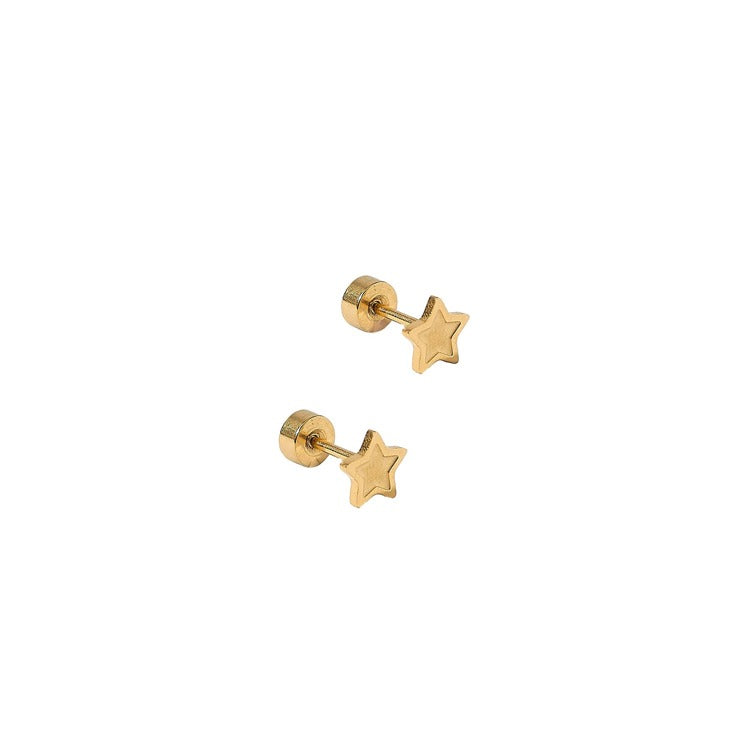 LINNY CO Screwback Stud Earrings - Lennon Star