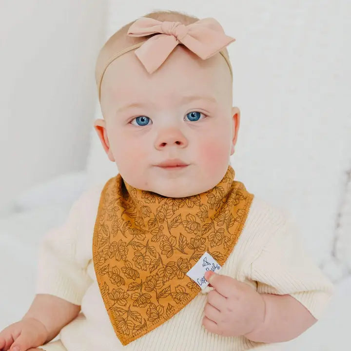 Copper Pearl Baby Bandana Bibs - Eden