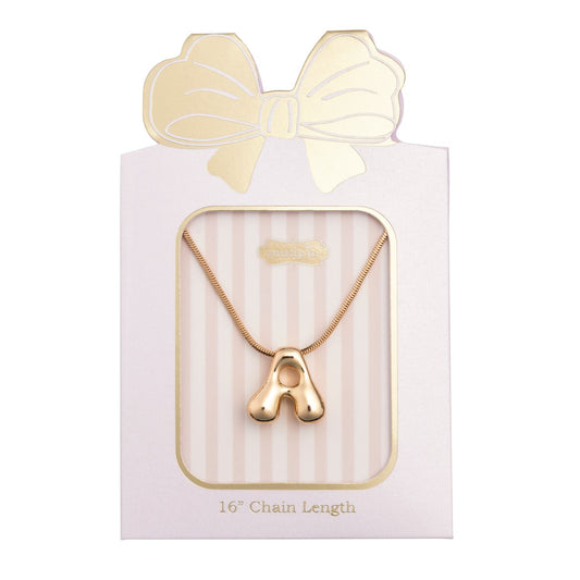 MUD PIE A INITIAL NECKLACE