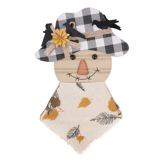 Glory Haus Scarecrow With Black Birds Topper