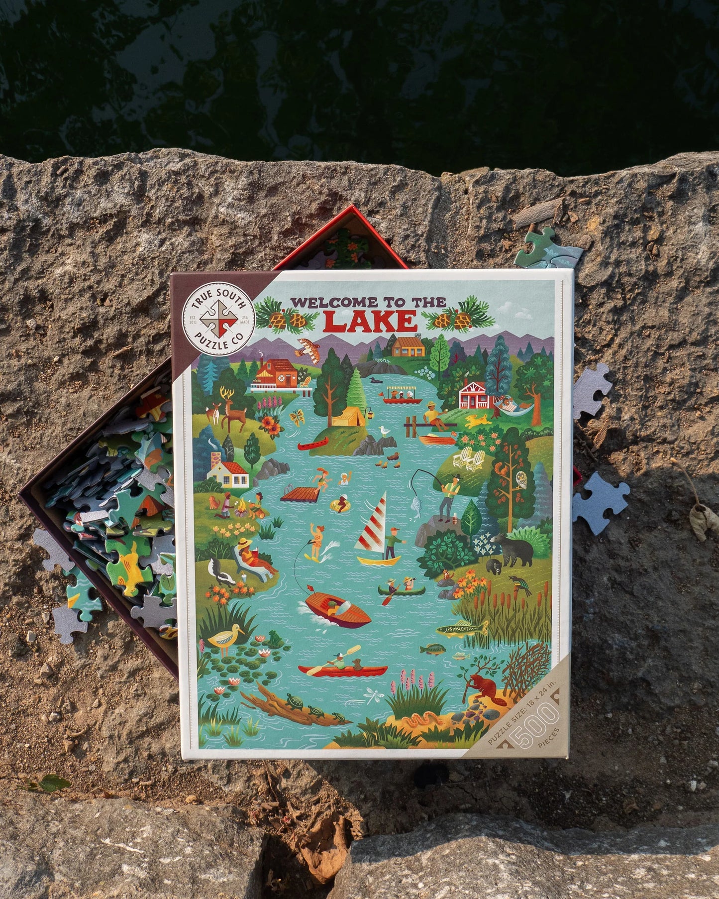 True South Puzzle Co. Lake Living