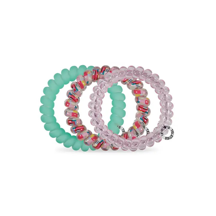 Teleties Spiral Hair Coils | Large | Spring Splash