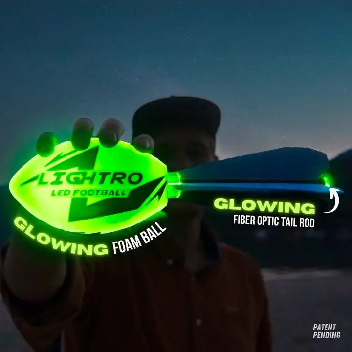 Cassidy Labs Lightro - Foam Glow Football with Impact Activated Leds!