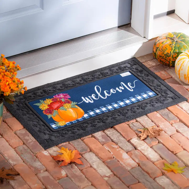 Evergreen Enterprises Mums and Pumpkin Sassafras Switch Mat