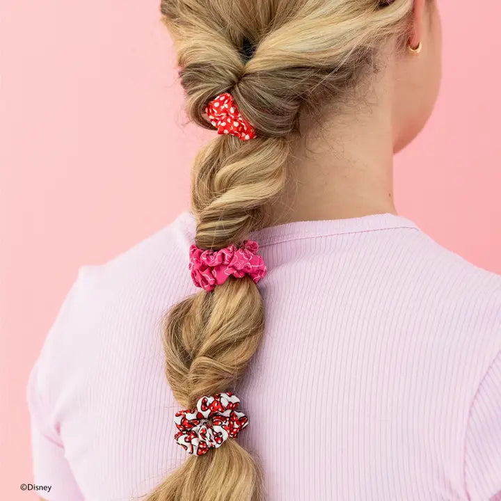 Teleties Minnie Mouse Small Silk Scrunchies