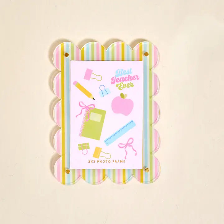 The Darling Effect Mini Acrylic Picture Frame Magnet–Color Me Happy