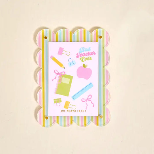 The Darling Effect Mini Acrylic Picture Frame Magnet–Color Me Happy