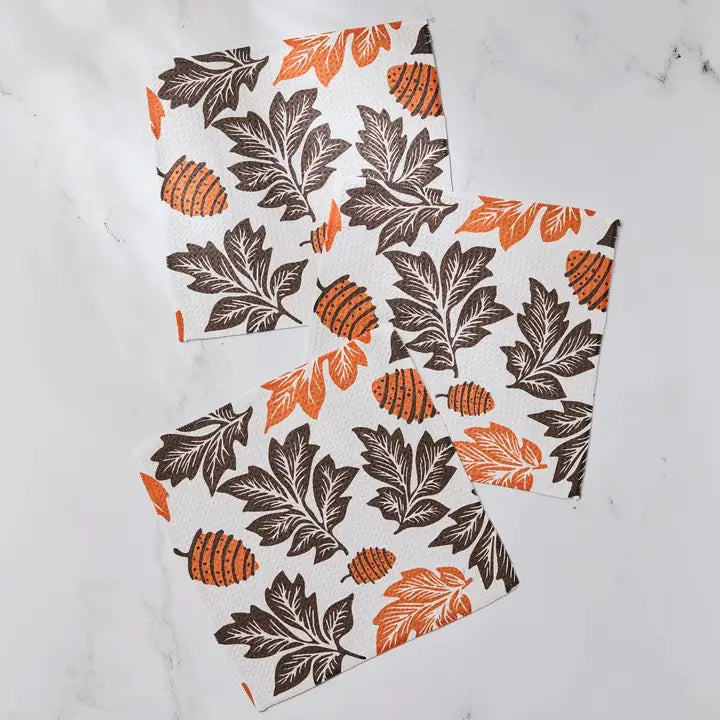 Geometry Woodland Waltz Dishcloth Set