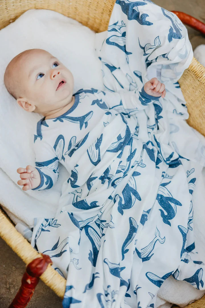 Copper Pearl Knit Swaddle Blanket | Cove