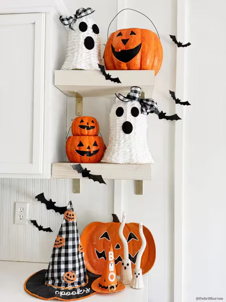 MUD PIE SMALL GHOST TAPER HOLDER