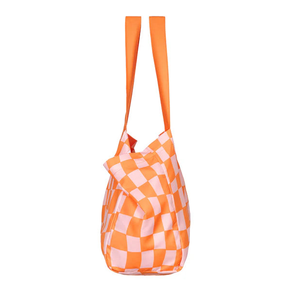 Dock & Bay Foldaway Tote Bags - Groovy Check