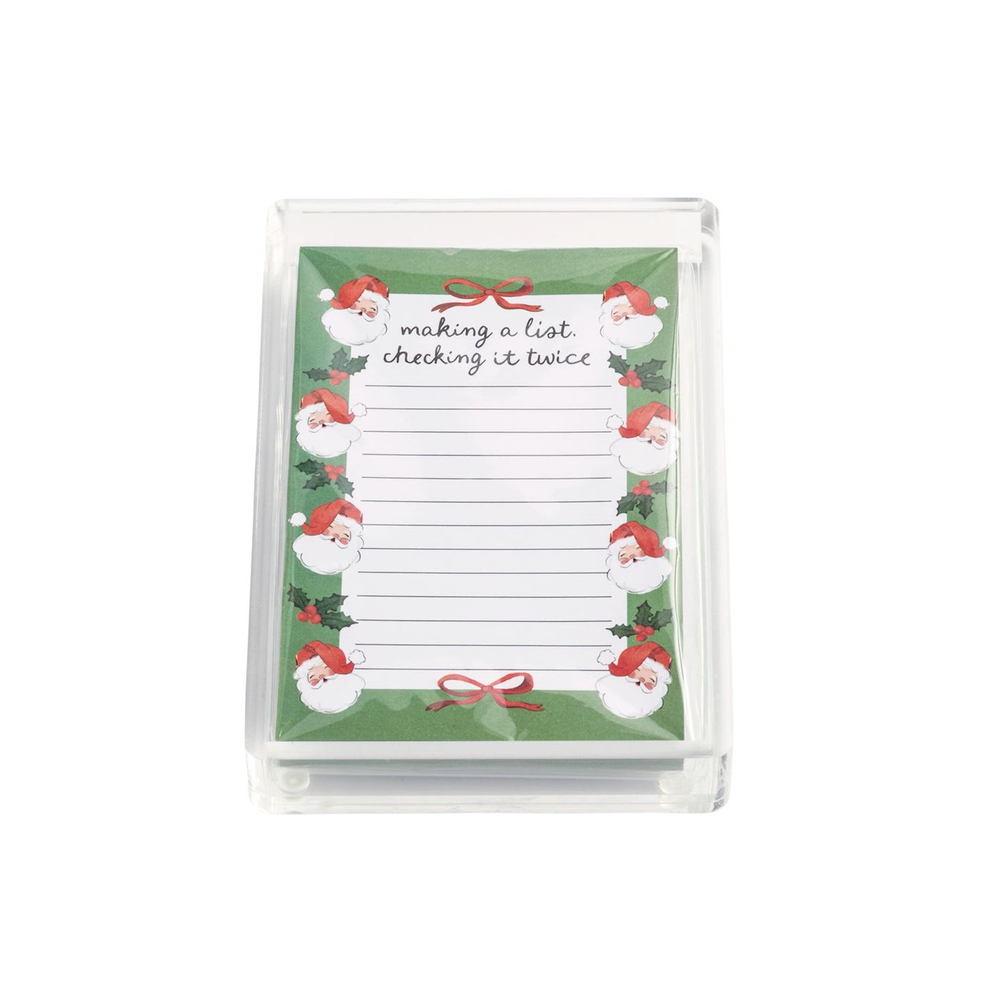 MUD PIE MAKING A LIST NOTEPAD & CADDY SET
