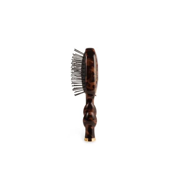 Teleties Mini Detangler Hair Brush for Medium Hair - Tortoise