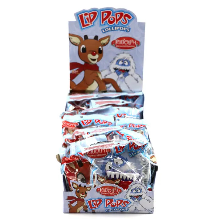 Rudolph Lip Pops Lollipops