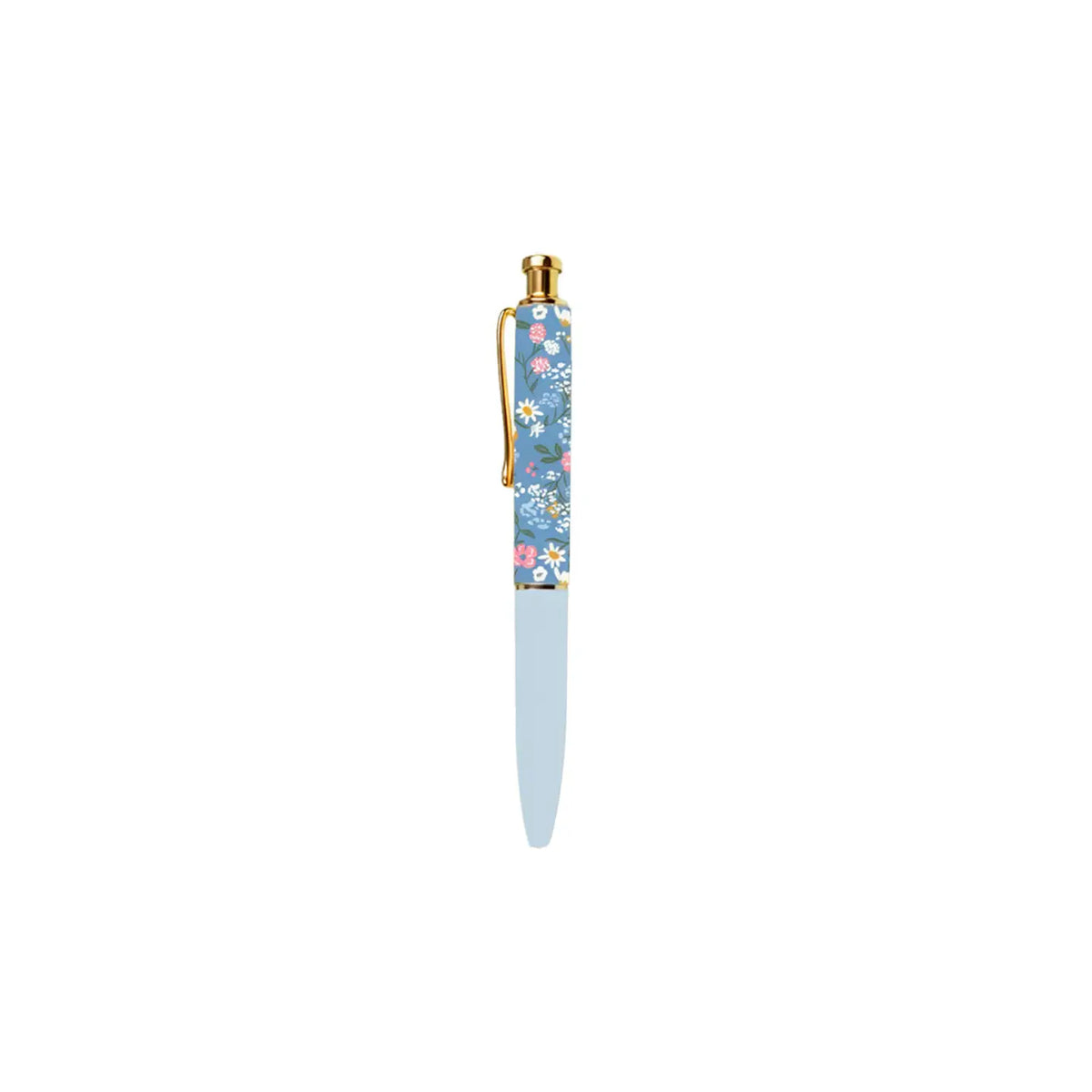 Mary Square Push Pen | Petal Charm Cornflower