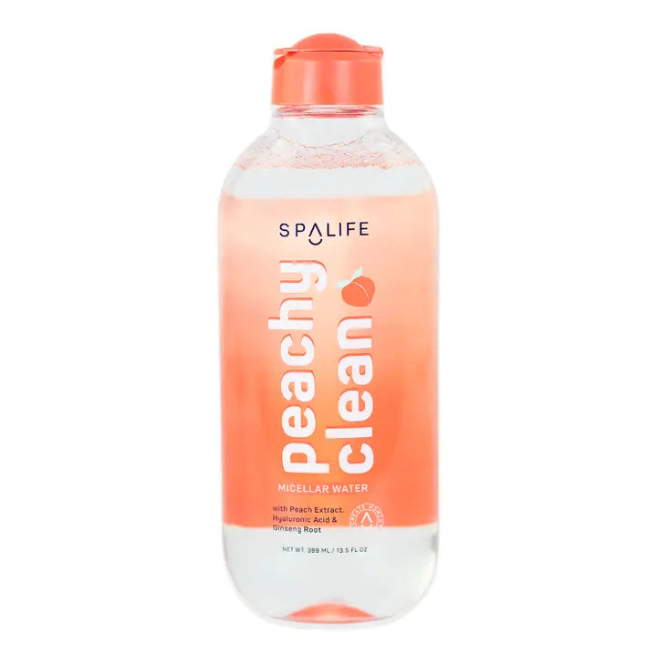 My Spa Life Peachy Clean Micellar Water & Hyaluronic Acid Makeup Remover