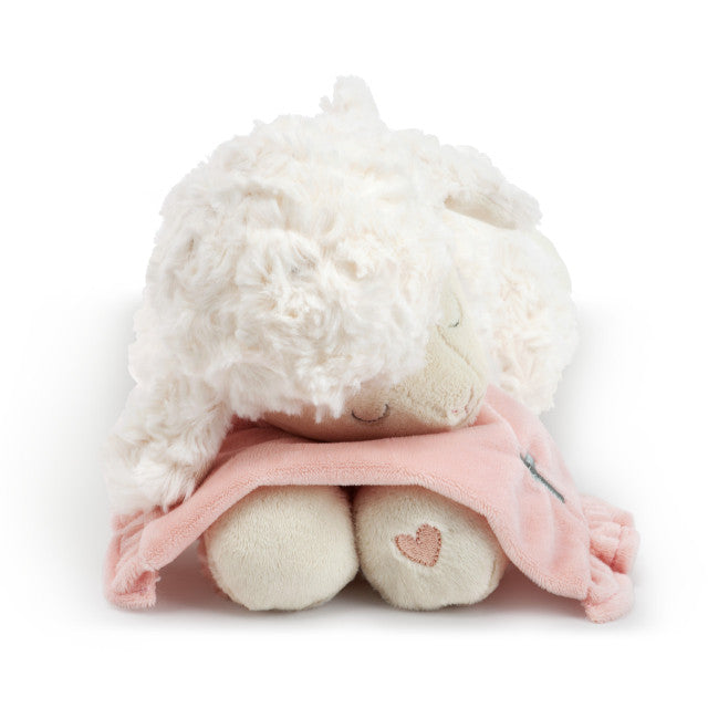 Demdaco Pink Goodnight Prayer Mechanical Lamb