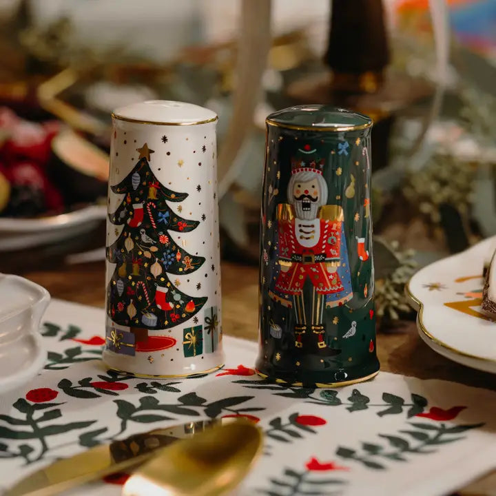 Rifle Paper Co. Nutcracker Salt & Pepper Shaker Set