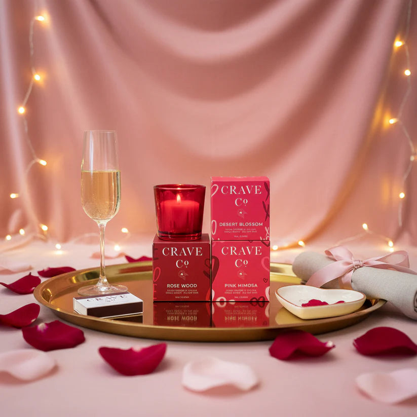 Crave Co. Mini Valentine's Day Box Candles